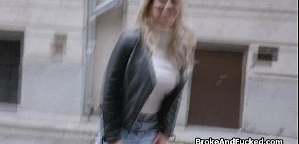  Fucking broke huge titty blond amateur